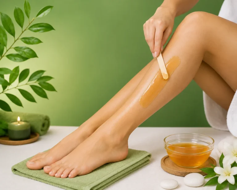 full leg waxing with professional moa beautiva makeover studio