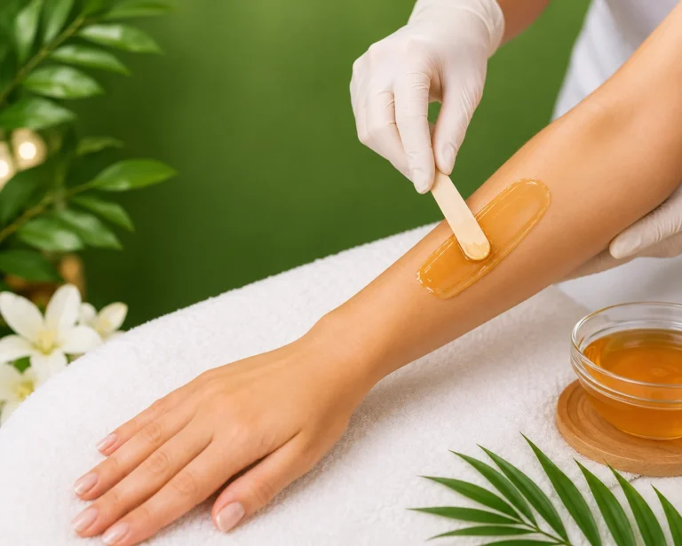 hand waxing with professional moa beautiva makeover studio